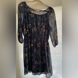 Dress (Maurices) - knee length, 3/4 length sleeves, flowy and comfortable
